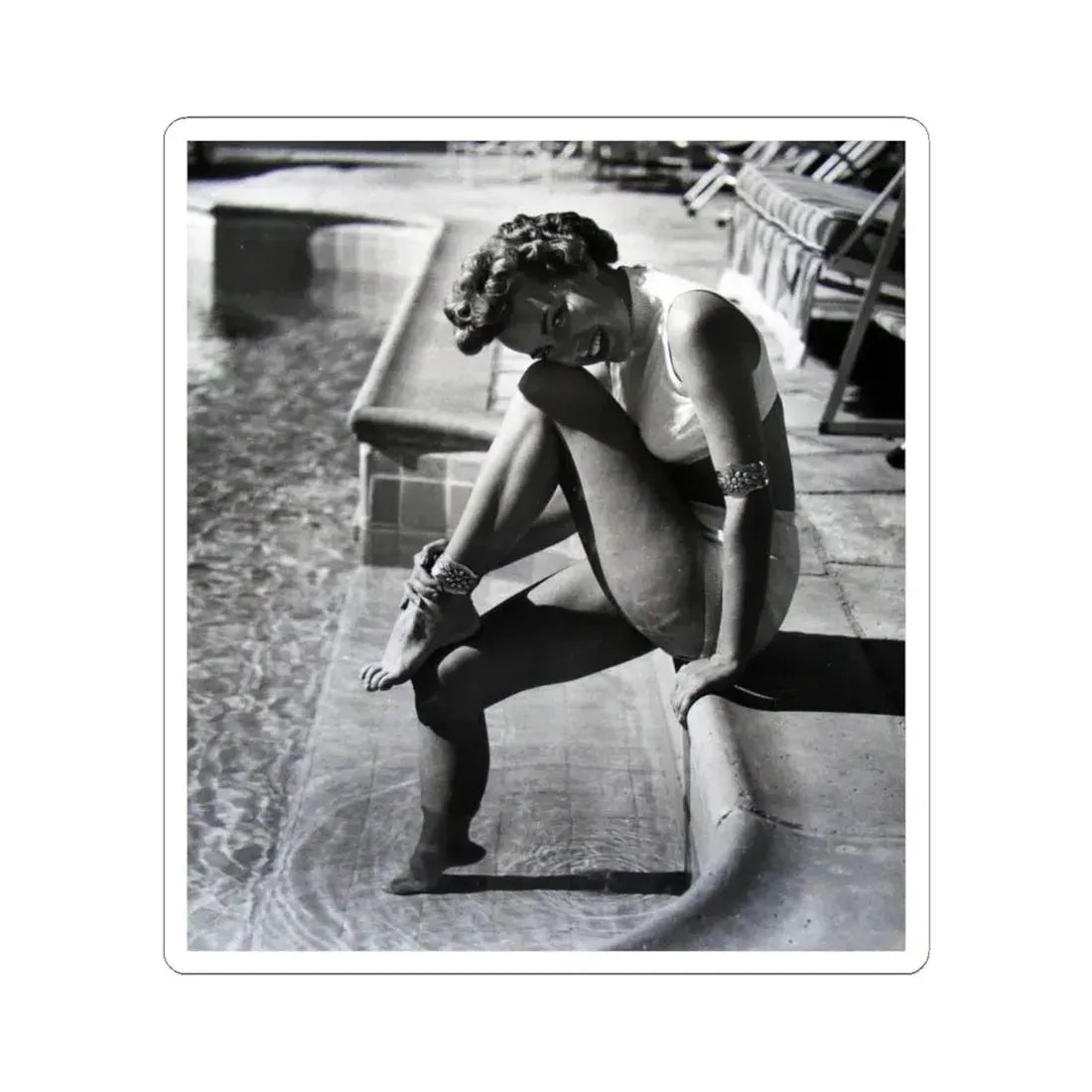 Terry Moore #249 (Vintage Female Icon) STICKER Vinyl Kiss-Cut Decal 6 Inch White - The Sticker Space