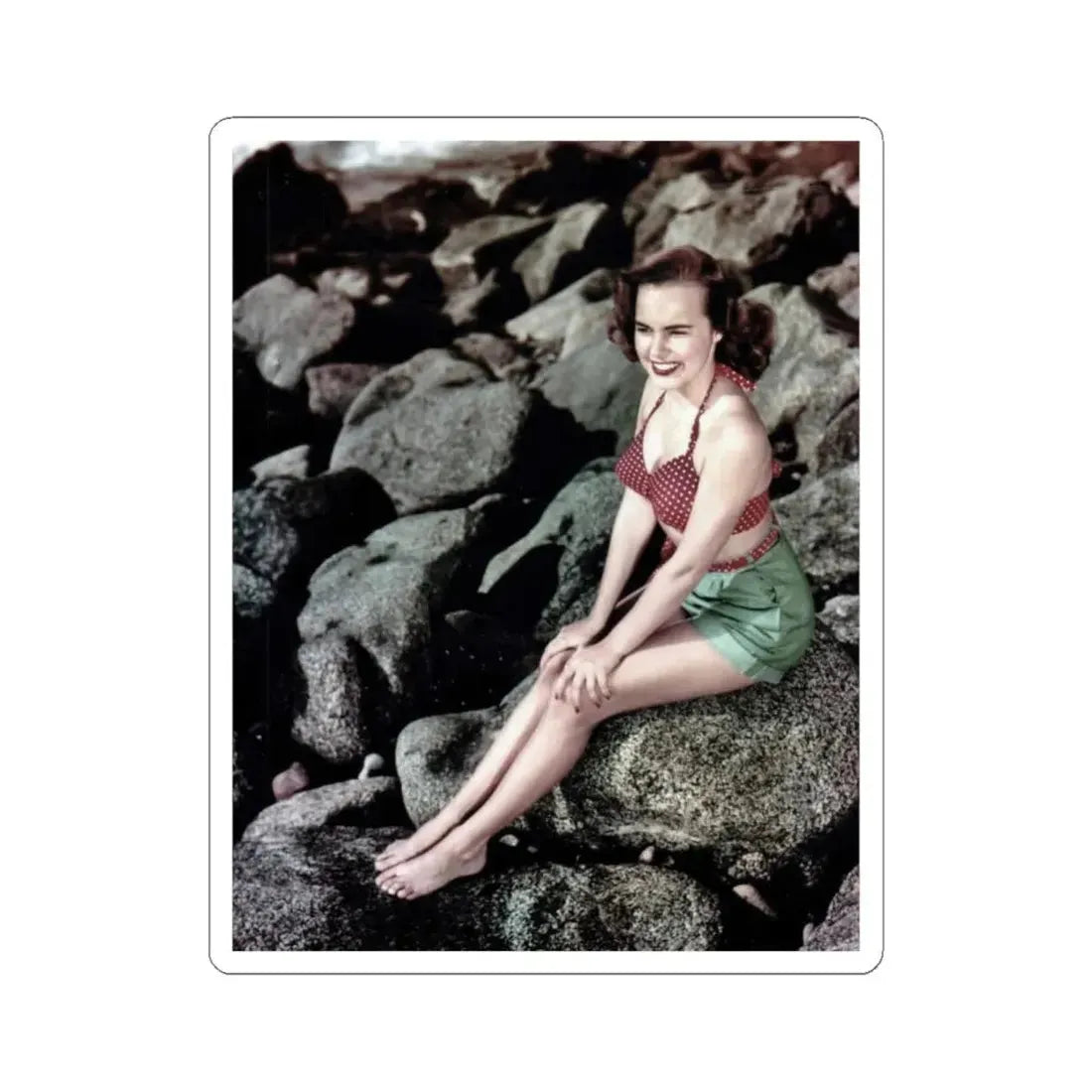 Terry Moore #279 (Vintage Female Icon) STICKER Vinyl Kiss-Cut Decal 6 Inch White - The Sticker Space