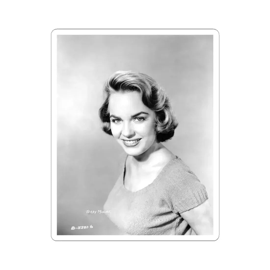 Terry Moore #295 (Vintage Female Icon) STICKER Vinyl Kiss-Cut Decal 4 Inch White - The Sticker Space
