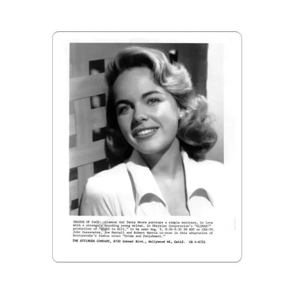Terry Moore #305 (Vintage Female Icon) STICKER Vinyl Kiss-Cut Decal 3 Inch White - The Sticker Space