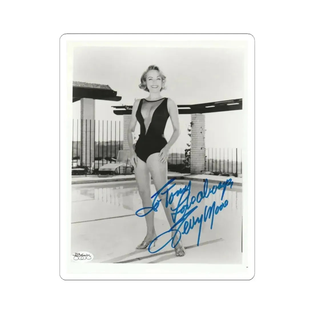 Terry Moore #307 (Vintage Female Icon) STICKER Vinyl Kiss-Cut Decal 3 Inch White - The Sticker Space