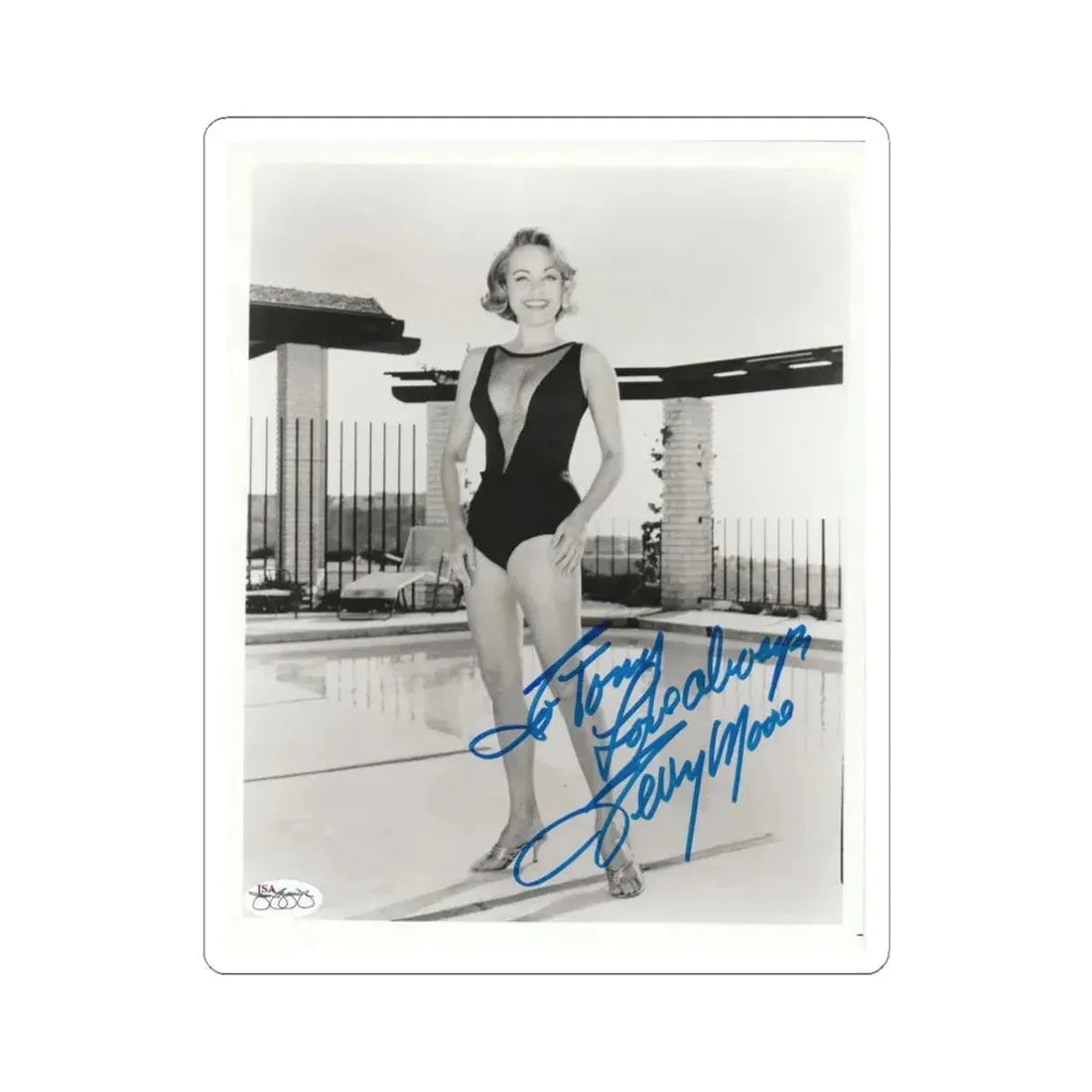 Terry Moore #3071 (Vintage Female Icon) STICKER Vinyl Kiss-Cut Decal 4 Inch White - The Sticker Space