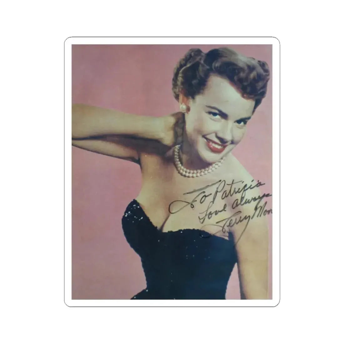 Terry Moore #323 (Vintage Female Icon) STICKER Vinyl Kiss-Cut Decal 3 Inch White - The Sticker Space