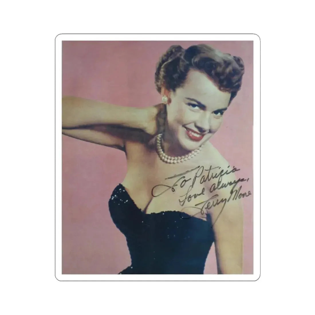 Terry Moore #3231 (Vintage Female Icon) STICKER Vinyl Kiss-Cut Decal 4 Inch White - The Sticker Space