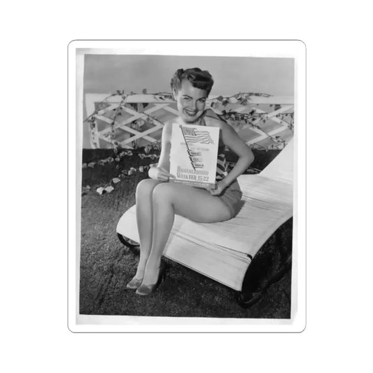 Terry Moore #343 (Vintage Female Icon) STICKER Vinyl Kiss-Cut Decal 2 Inch White - The Sticker Space