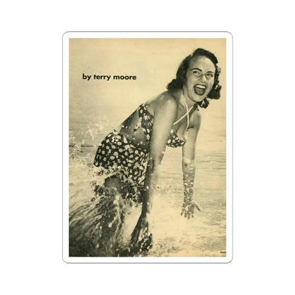 Terry Moore #348 (Vintage Female Icon) STICKER Vinyl Kiss-Cut Decal 6 Inch White - The Sticker Space