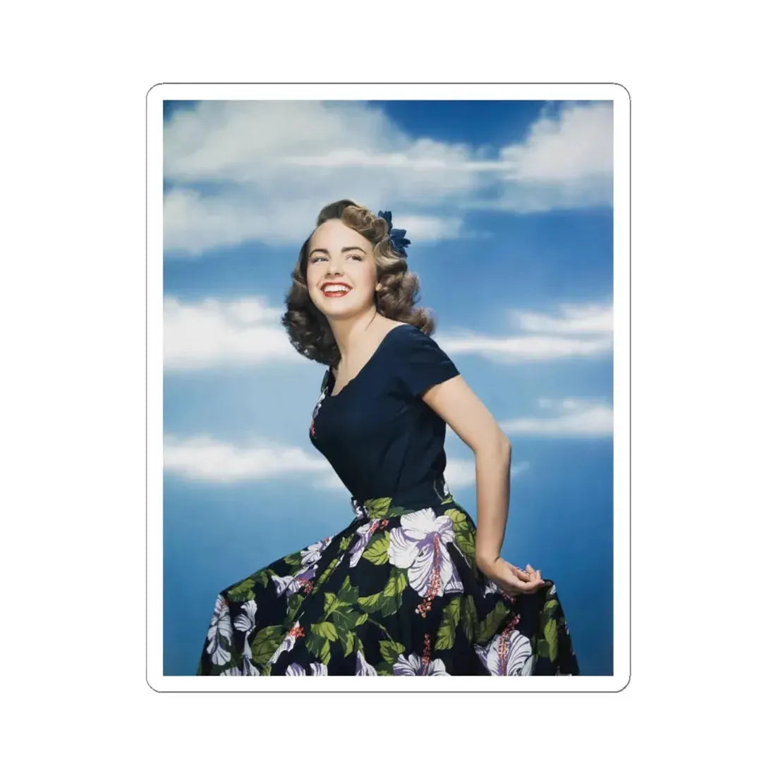 Terry Moore #421 (Vintage Female Icon) STICKER Vinyl Kiss-Cut Decal 4 Inch White - The Sticker Space