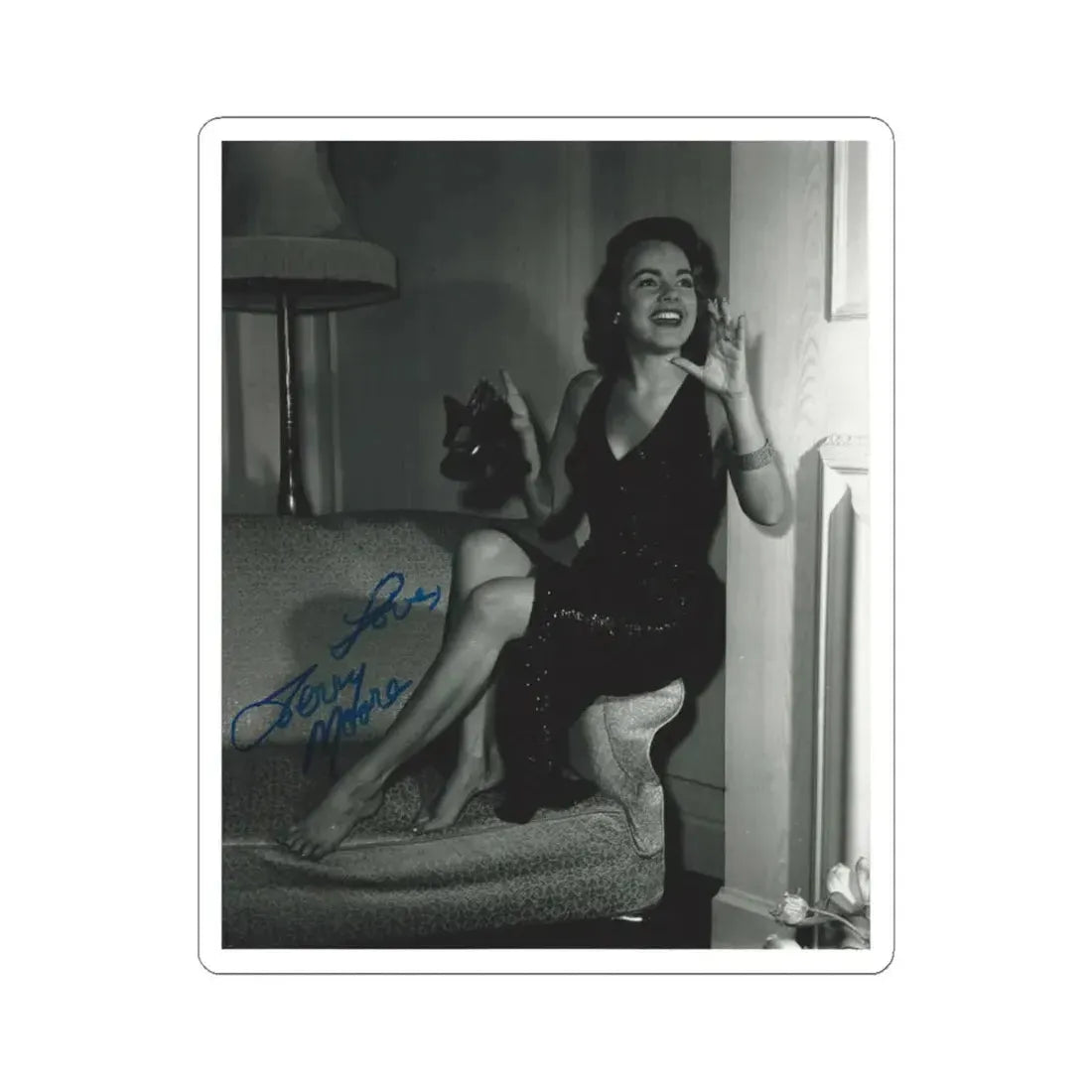 Terry Moore #424 (Vintage Female Icon) STICKER Vinyl Kiss-Cut Decal 6 Inch White - The Sticker Space
