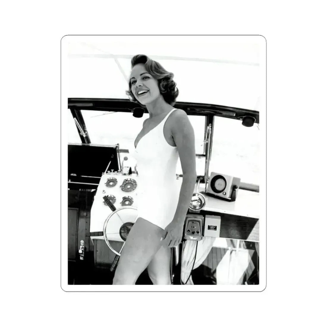 Terry Moore #578 (Vintage Female Icon) STICKER Vinyl Kiss-Cut Decal 3 Inch White - The Sticker Space