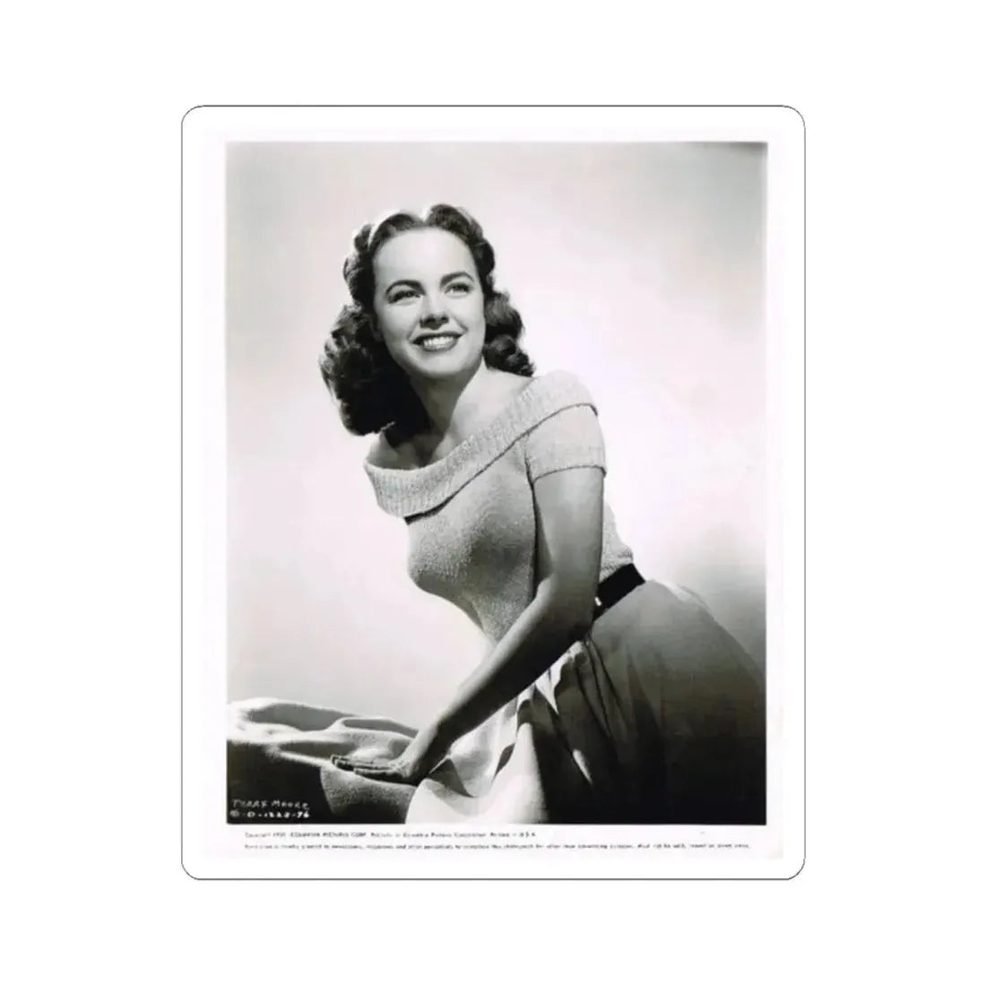 Terry Moore #584 (Vintage Female Icon) STICKER Vinyl Kiss-Cut Decal 2 Inch White - The Sticker Space