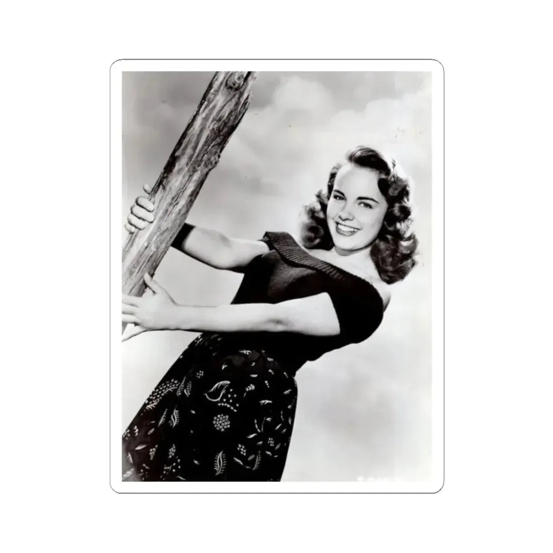 Terry Moore #607 (Vintage Female Icon) STICKER Vinyl Kiss-Cut Decal 2 Inch White - The Sticker Space