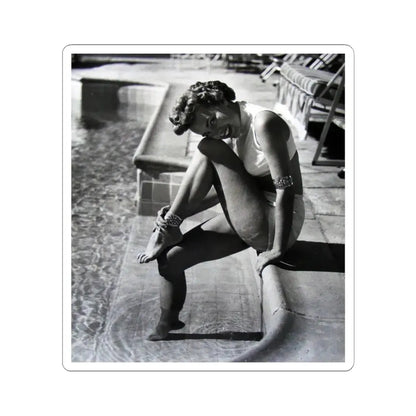 Terry Moore #608 (Vintage Female Icon) STICKER Vinyl Kiss-Cut Decal 4 Inch White - The Sticker Space