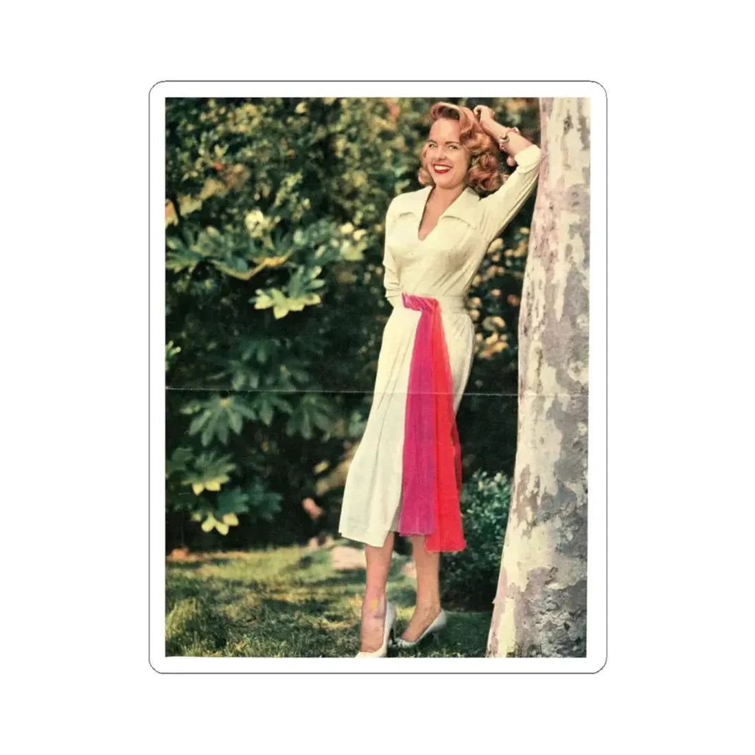 Terry Moore #616 (Vintage Female Icon) STICKER Vinyl Kiss-Cut Decal 4 Inch White - The Sticker Space