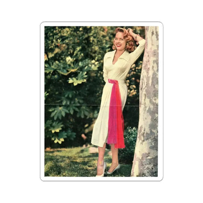 Terry Moore #616 (Vintage Female Icon) STICKER Vinyl Kiss-Cut Decal 4 Inch White - The Sticker Space