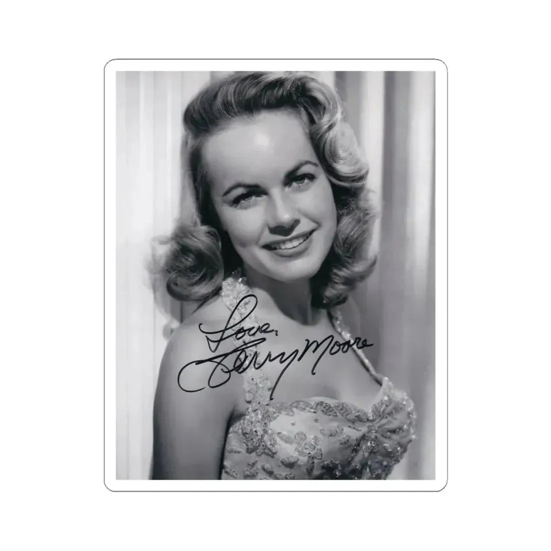 Terry Moore #659 (Vintage Female Icon) STICKER Vinyl Kiss-Cut Decal 6 Inch White - The Sticker Space