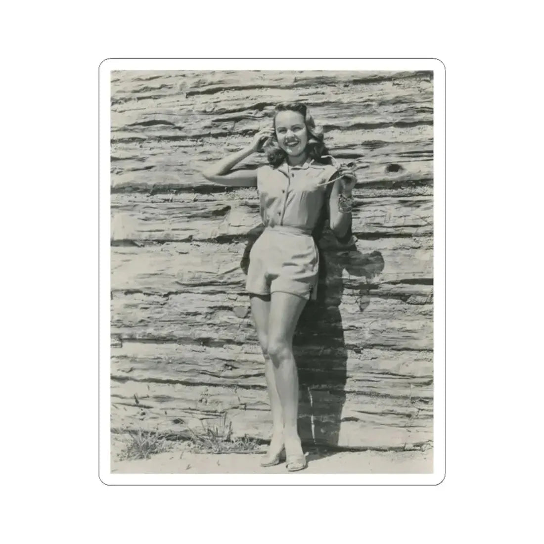 Terry Moore #668 (Vintage Female Icon) STICKER Vinyl Kiss-Cut Decal 2 Inch White - The Sticker Space