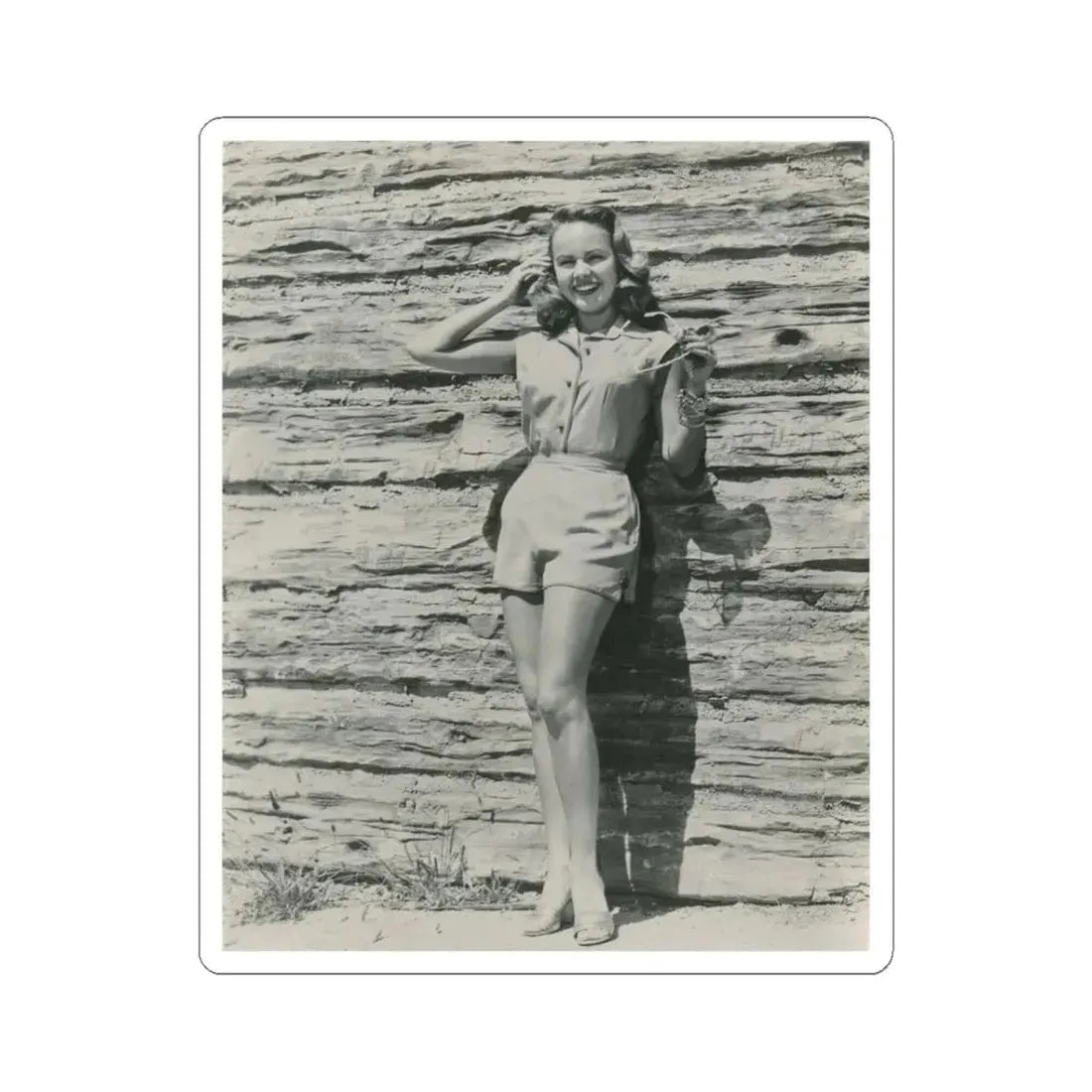 Terry Moore #668 (Vintage Female Icon) STICKER Vinyl Kiss-Cut Decal 3 Inch White - The Sticker Space