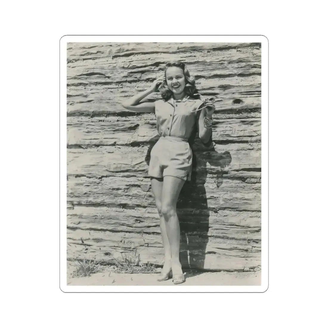 Terry Moore #668 (Vintage Female Icon) STICKER Vinyl Kiss-Cut Decal 4 Inch White - The Sticker Space