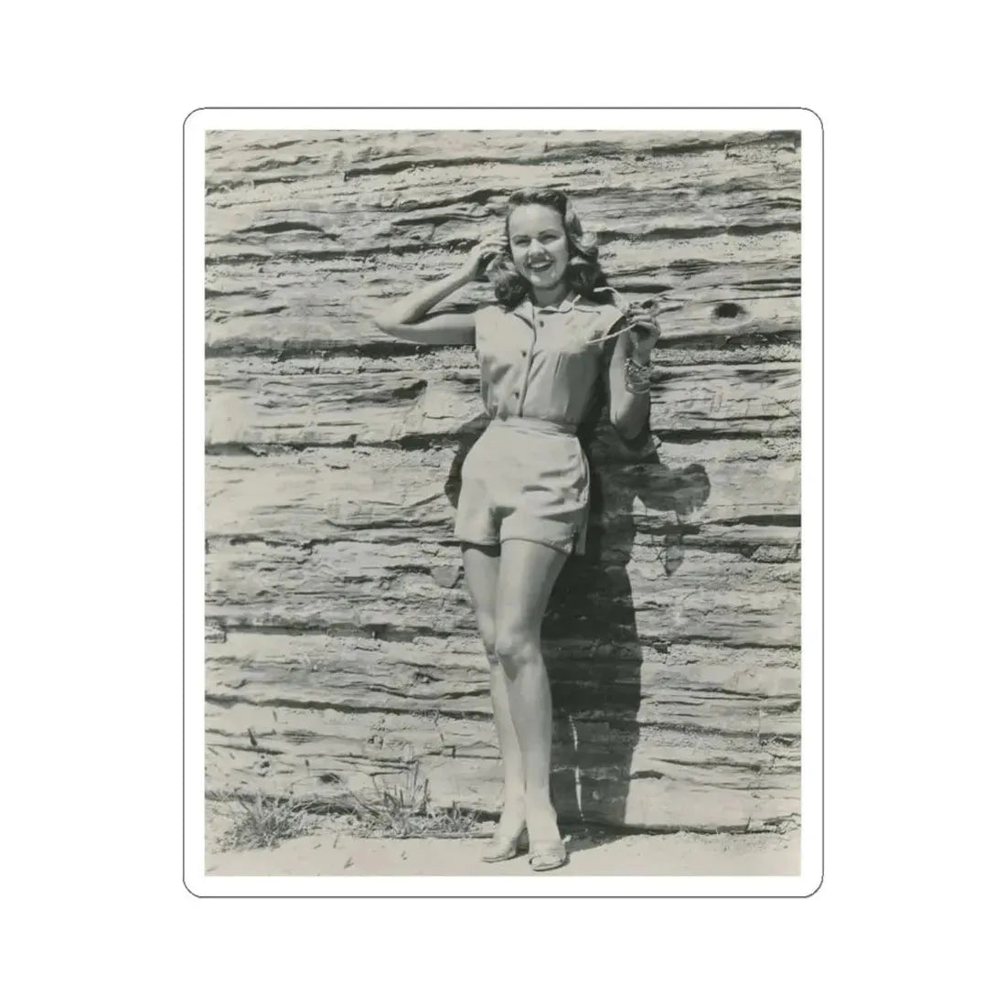 Terry Moore #668 (Vintage Female Icon) STICKER Vinyl Kiss-Cut Decal 6 Inch White - The Sticker Space