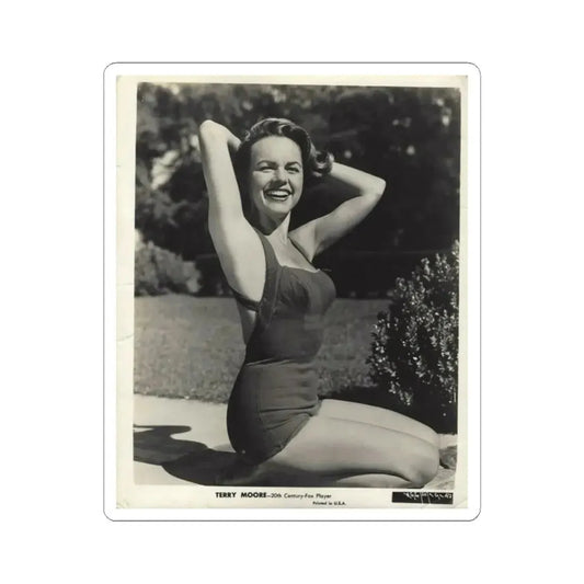Terry Moore #686 (Vintage Female Icon) STICKER Vinyl Kiss-Cut Decal 2 Inch White - The Sticker Space