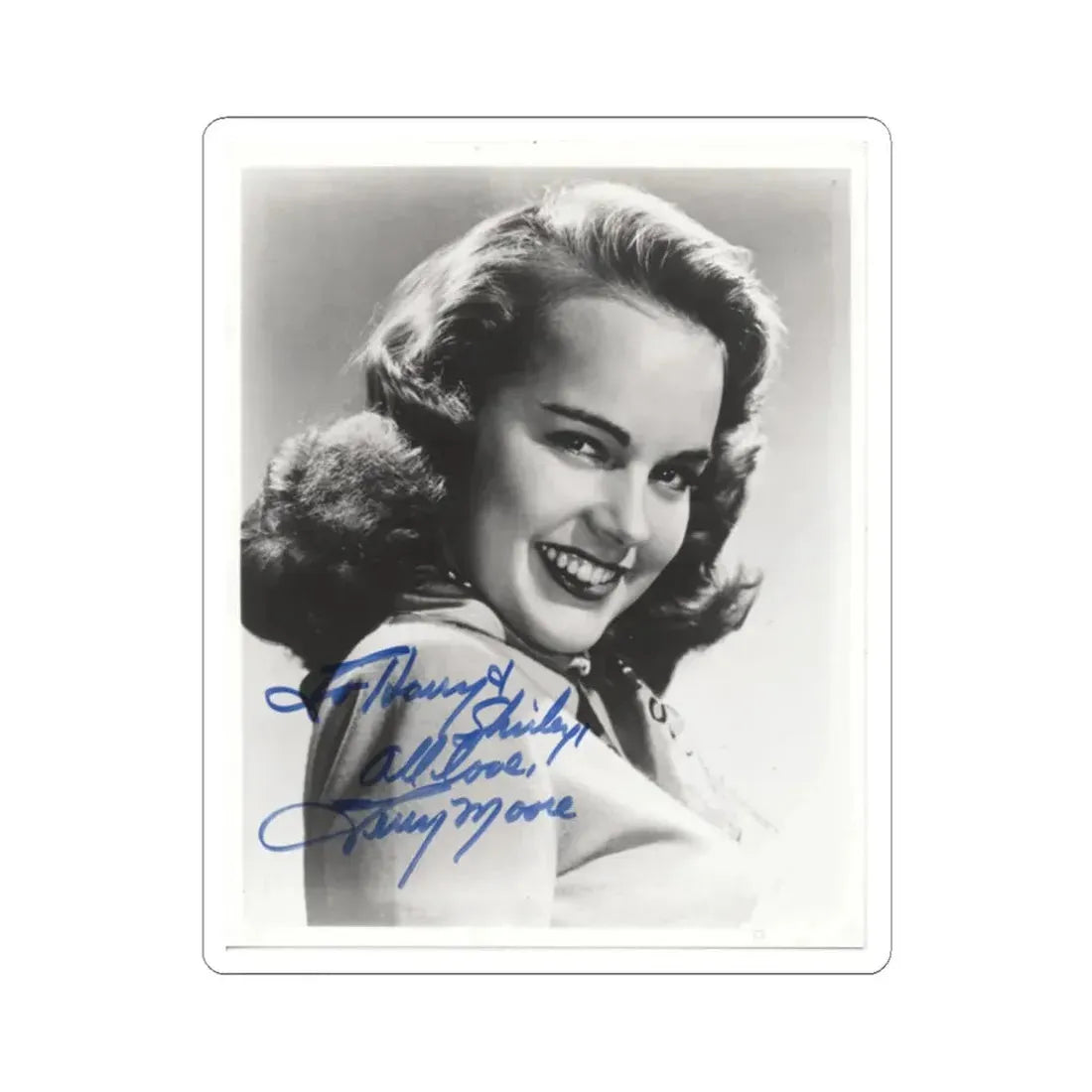 Terry Moore #90 (Vintage Female Icon) STICKER Vinyl Kiss-Cut Decal 2 Inch White - The Sticker Space