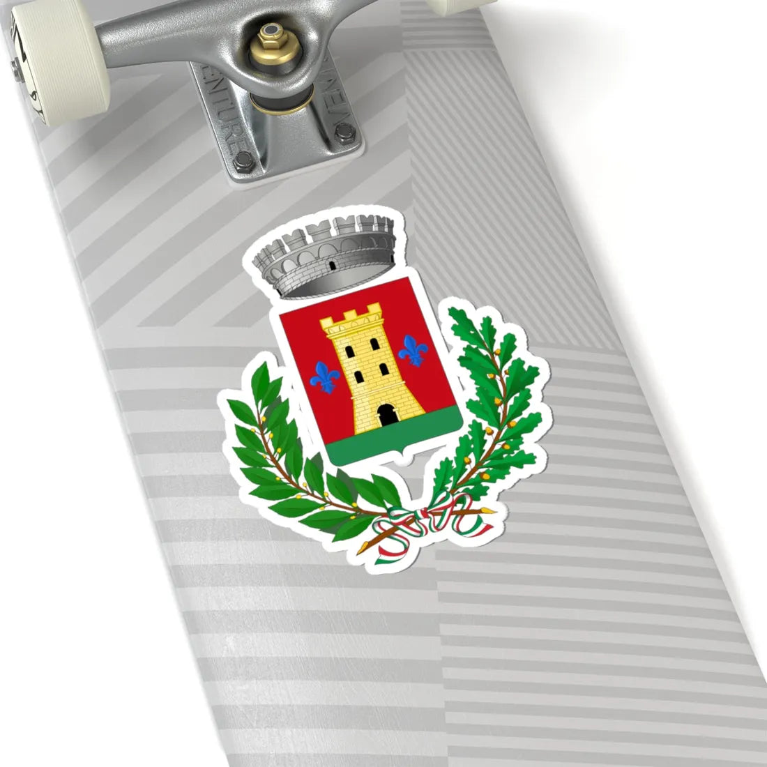 Tessennano-Stemma (Italy) (Coat of Arms) STICKER Vinyl Kiss-Cut Decal - The Sticker Space