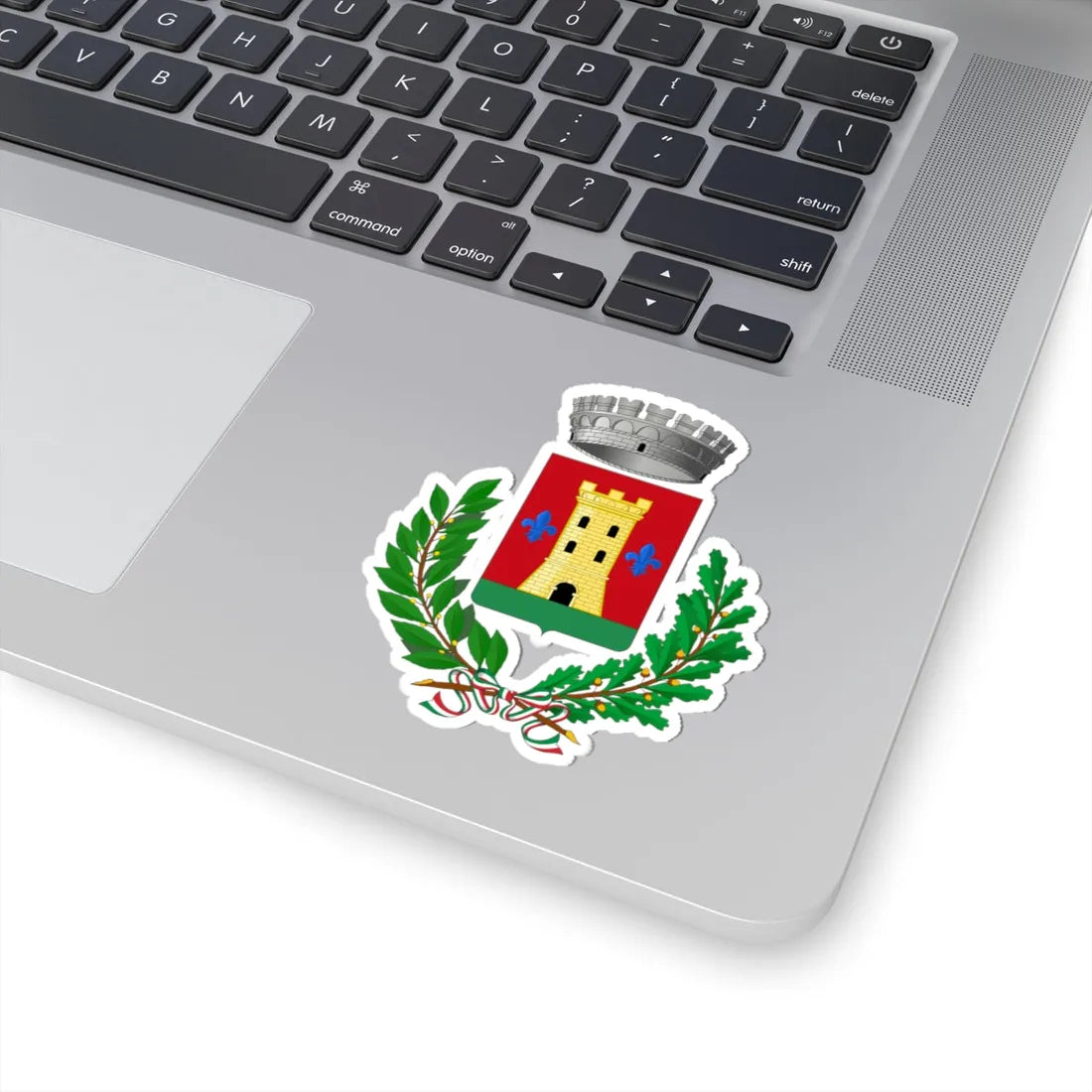 Tessennano-Stemma (Italy) (Coat of Arms) STICKER Vinyl Kiss-Cut Decal - The Sticker Space