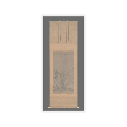 Tesshū Tokusai - Orchids, Bamboo, Briars, and Rocks - mid-14th century v2 - STICKER Vinyl Kiss-Cut Decal