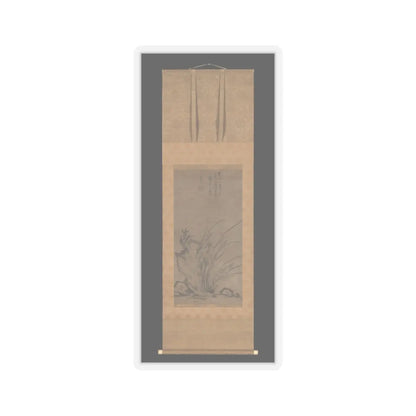 Tesshū Tokusai - Orchids, Bamboo, Briars, and Rocks - mid-14th century v2 - STICKER Vinyl Kiss-Cut Decal