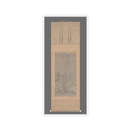 Tesshū Tokusai - Orchids, Bamboo, Briars, and Rocks - mid-14th century v2 - STICKER Vinyl Kiss-Cut Decal