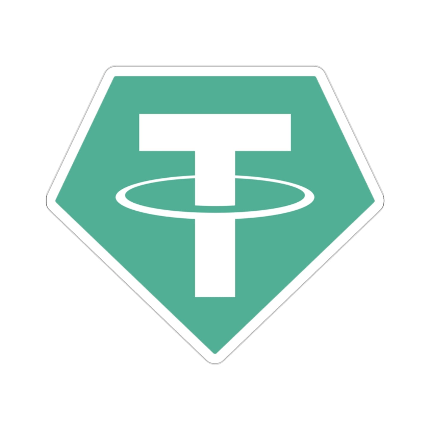 TETHER USDT (Cryptocurrency) STICKER Vinyl Die-Cut Decal-2 Inch-The Sticker Space