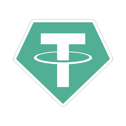 TETHER USDT (Cryptocurrency) STICKER Vinyl Die-Cut Decal-2 Inch-The Sticker Space