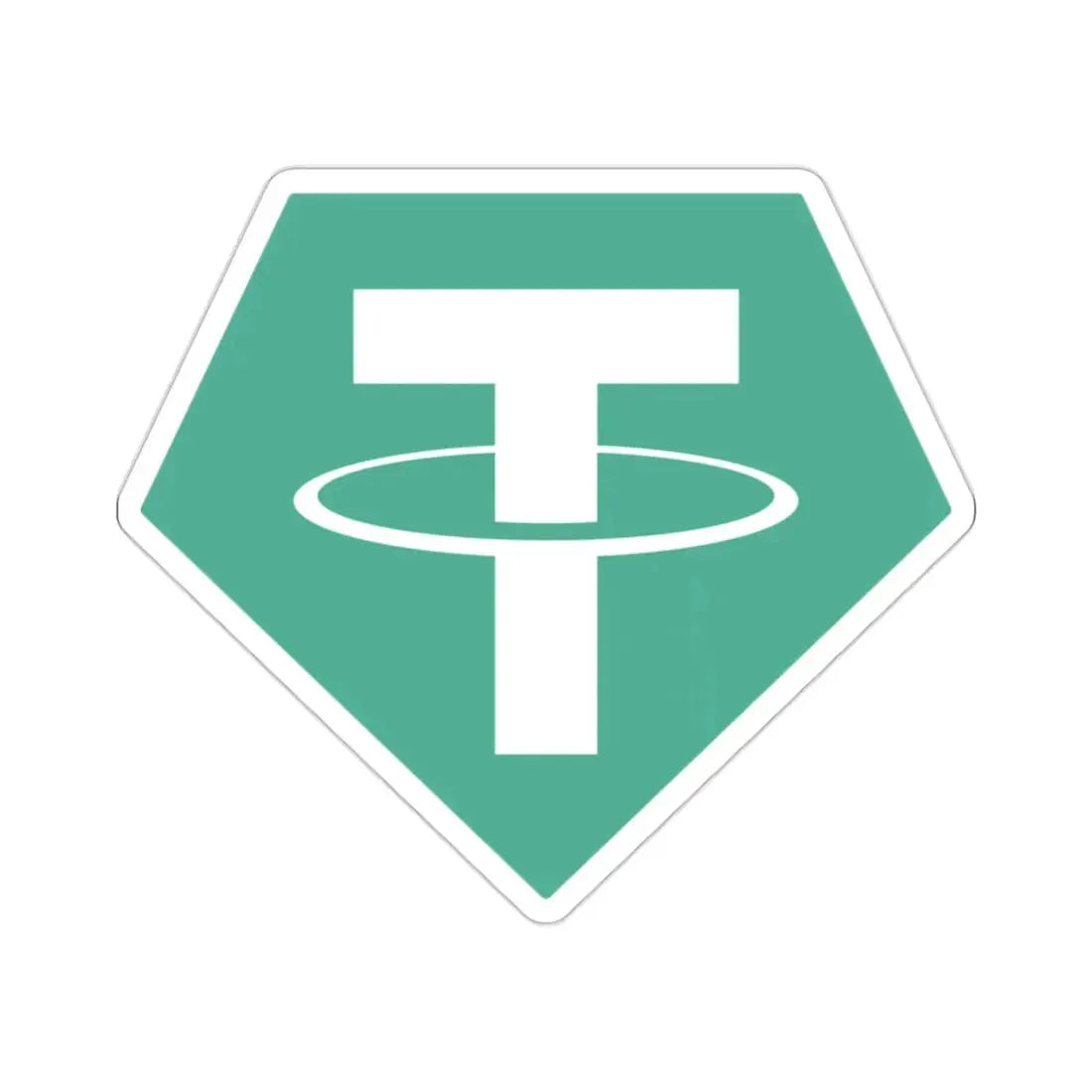 TETHER USDT (Cryptocurrency) STICKER Vinyl Die-Cut Decal 2 Inch - The Sticker Space