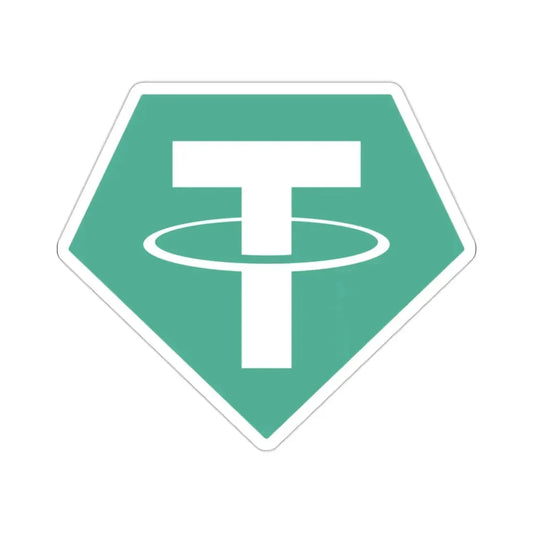 TETHER USDT (Cryptocurrency) STICKER Vinyl Die-Cut Decal 2 Inch - The Sticker Space