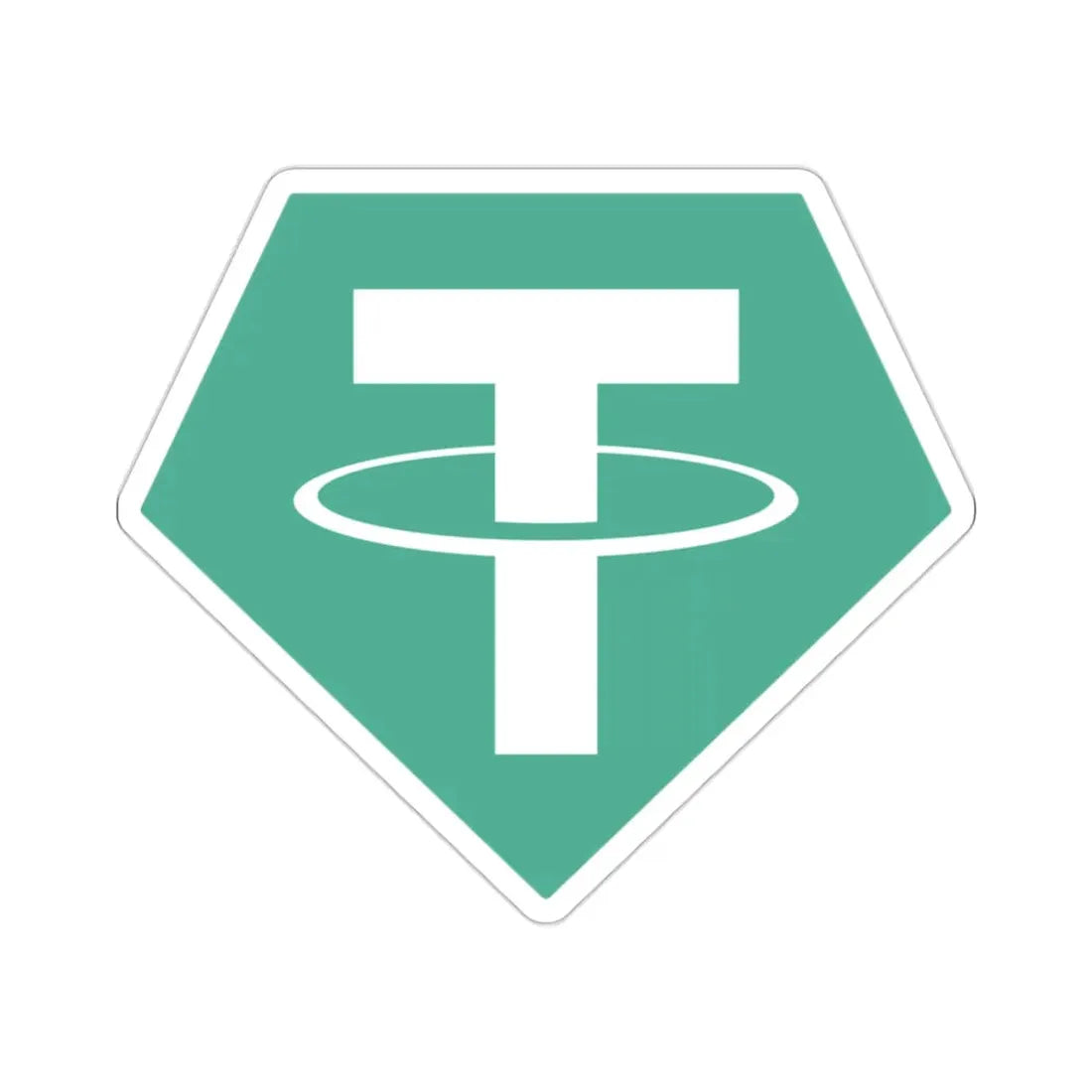 TETHER USDT (Cryptocurrency) STICKER Vinyl Die-Cut Decal 2 Inch - The Sticker Space