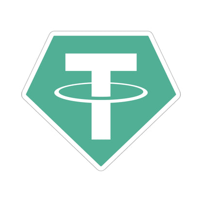 TETHER USDT (Cryptocurrency) STICKER Vinyl Die-Cut Decal-3 Inch-The Sticker Space