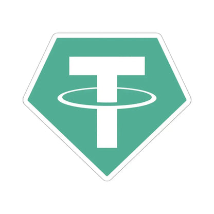 TETHER USDT (Cryptocurrency) STICKER Vinyl Die-Cut Decal 3 Inch - The Sticker Space