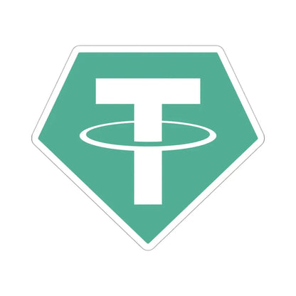 TETHER USDT (Cryptocurrency) STICKER Vinyl Die-Cut Decal 3 Inch - The Sticker Space