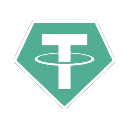 TETHER USDT (Cryptocurrency) STICKER Vinyl Die-Cut Decal 4 Inch - The Sticker Space