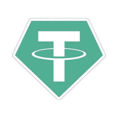TETHER USDT (Cryptocurrency) STICKER Vinyl Die-Cut Decal 4 Inch - The Sticker Space