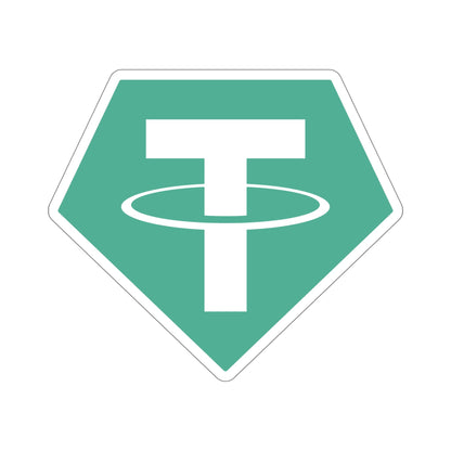 TETHER USDT (Cryptocurrency) STICKER Vinyl Die-Cut Decal-5 Inch-The Sticker Space