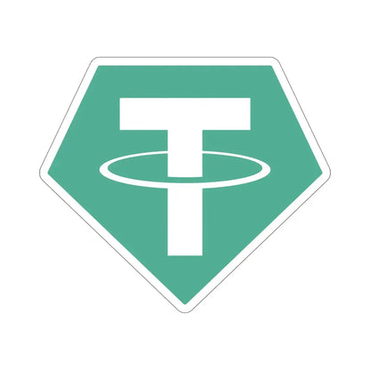 TETHER USDT (Cryptocurrency) STICKER Vinyl Die-Cut Decal 5 Inch - The Sticker Space