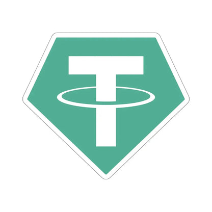 TETHER USDT (Cryptocurrency) STICKER Vinyl Die-Cut Decal 5 Inch - The Sticker Space