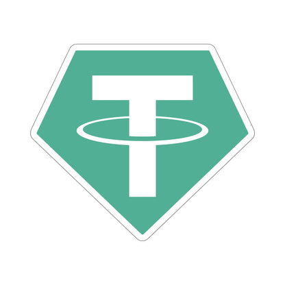 TETHER USDT (Cryptocurrency) STICKER Vinyl Die-Cut Decal-6 Inch-The Sticker Space