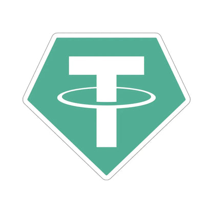 TETHER USDT (Cryptocurrency) STICKER Vinyl Die-Cut Decal 6 Inch - The Sticker Space