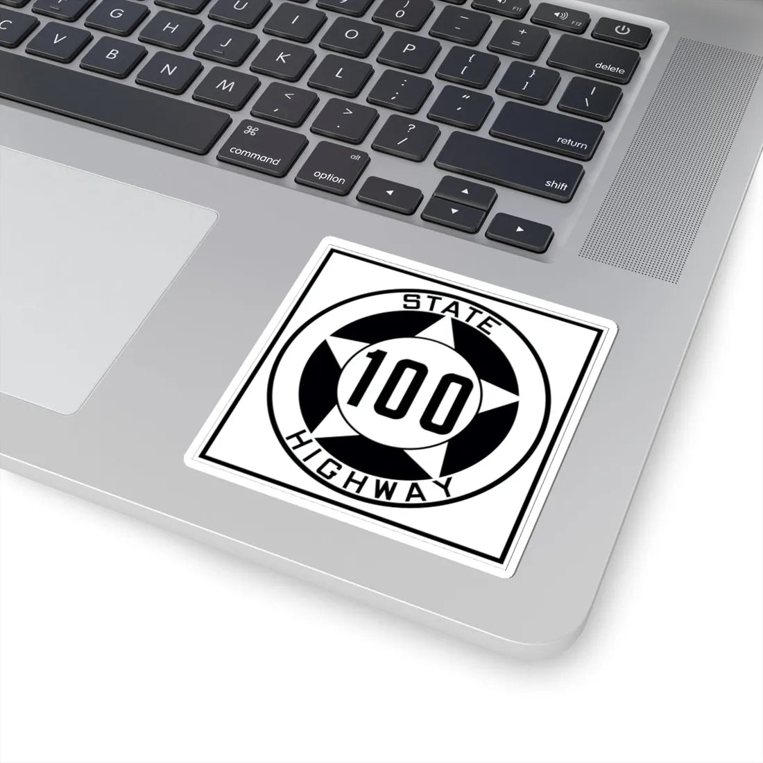 Texas 100 1935 (Texas) (Road Sign) STICKER Vinyl Kiss-Cut Decal - The Sticker Space