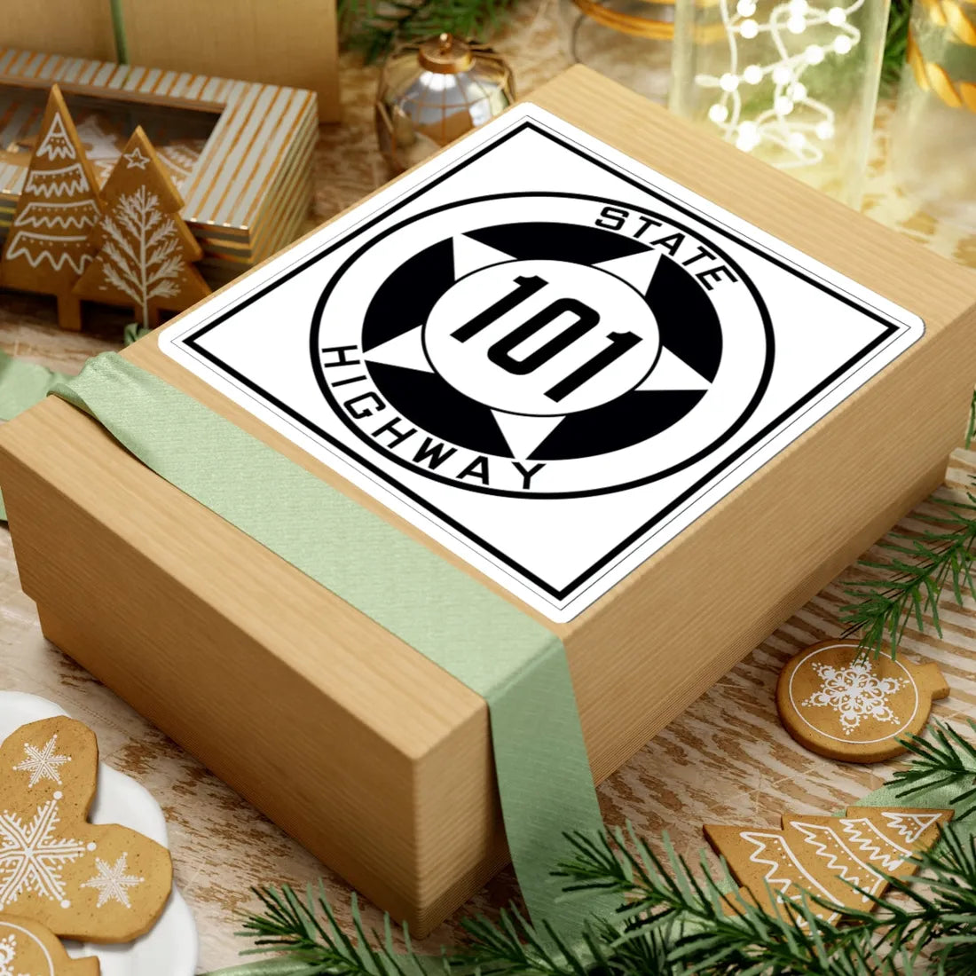 Texas 101 1935 (Texas) (Road Sign) STICKER Vinyl Kiss-Cut Decal - The Sticker Space