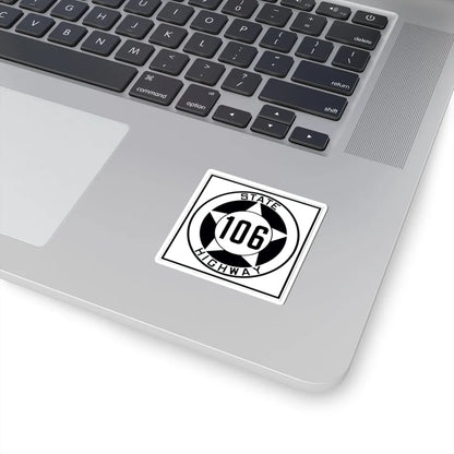 Texas 106 1935 (Texas) (Road Sign) STICKER Vinyl Kiss-Cut Decal - The Sticker Space