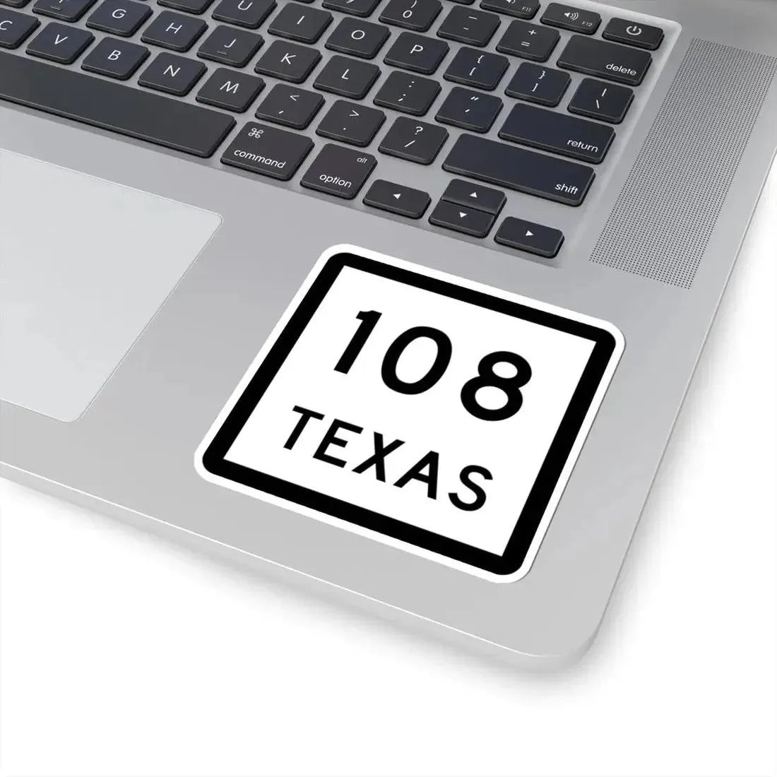 Texas 108 (Texas) (Road Sign) STICKER Vinyl Kiss-Cut Decal - The Sticker Space
