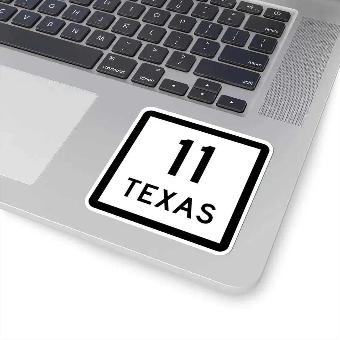 Texas 11 (Texas) (Road Sign) STICKER Vinyl Kiss-Cut Decal - The Sticker Space